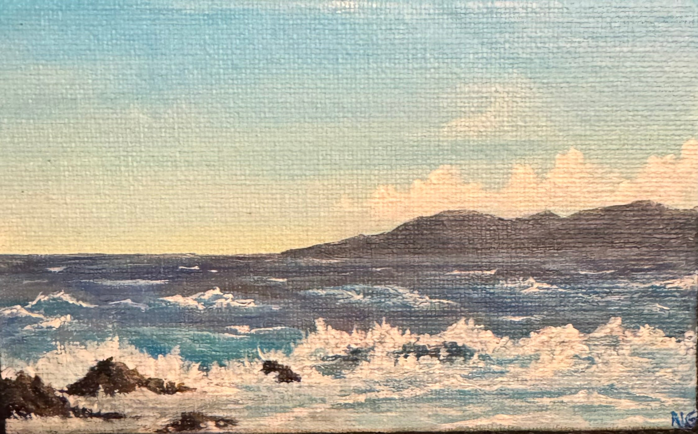 Morning View of Santa Cruz Island